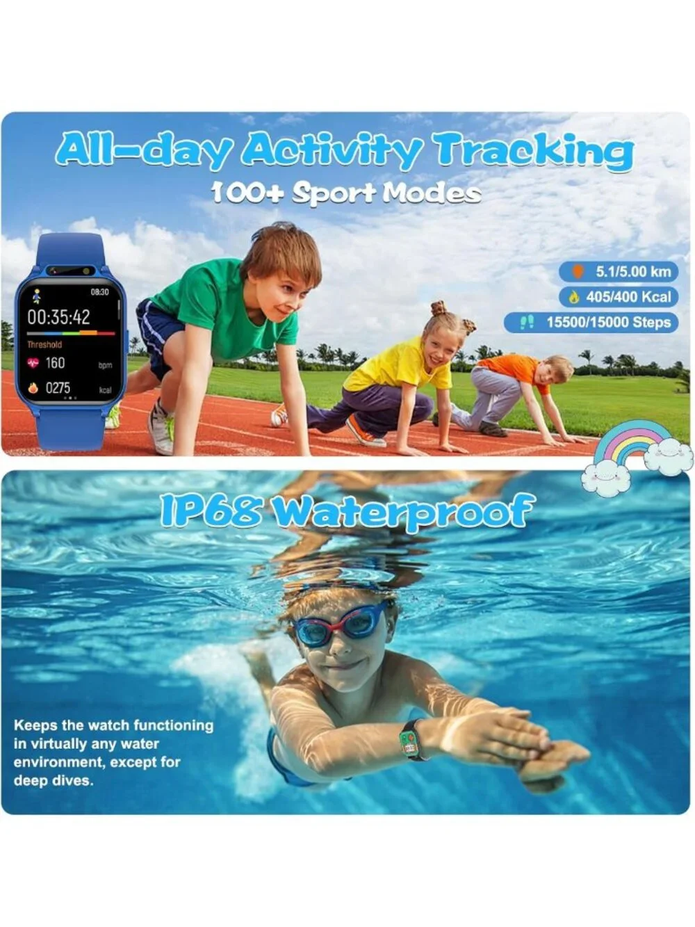 Kids Smart Watch 1.85